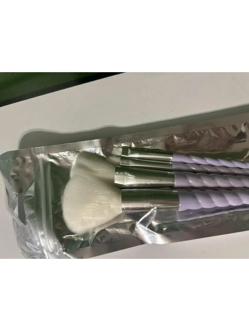 ruebeauty by rue21 Makeup Brush Set 4-Piece Unicorn Twist Lavender NEW Sealed